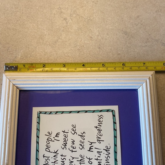 Sally Huss Vintage Framed Art 1990 Exc Cond - Picture 4 of 5